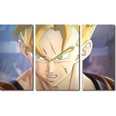 Imagem de Quadro Decorativo Dragon Ball Z Goku Sayajin 3 Peça M19