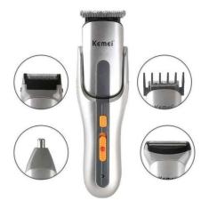 Imagem de Kit Maquina Cortar Cabelo Depilador Shaver Unissex 8 Em 1 - Kemei