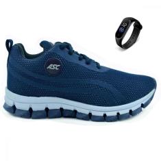 Imagem de Tenis Infantil Menino e Menina Escolar e Relogio LEGE23-INF-RELO1 Azul