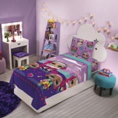 Imagem de Jogo De Cama Solteiro Infantil 3 Peças Lol Lepper Lilás