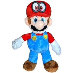 Imagem de SUPER MARIO Nintendo Red Cappy Mario 12 polegadas pelúcia