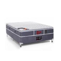 Imagem de Cama Box + Colchão Castor Casal Super Luxo Light Stress One Face Pocket 138x188x54cm