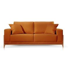 Imagem de Sofá 3 Lugares Fixo Living Bellagio Veludo Terracota 20 2,10m
