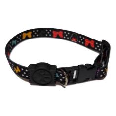 Imagem de Coleira Seda Estampa Da Minie Cor Preta Tamanho Único - Nica Pet