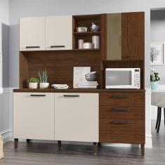 Imagem de Armario de Cozinha Compacta 7 Portas 2 Gavetas Mega