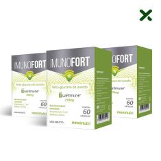 Imagem de Kit 03 Imunofort Wellmune Vitaminas 250Mg 60 Cápsulas Loja Maxinutri