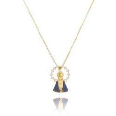 Imagem de Colar Nossa Senhora Aparecida Coroa Cravejada