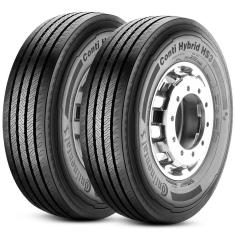 Imagem de Kit 2 Pneu Continental 295/80r22.5 152/148m Conti Hybrid Hs3