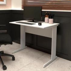 Imagem de Mesa Escrivaninha de Estudos 90cm x 60cm Pé Metal F5 Office - F5 Offic