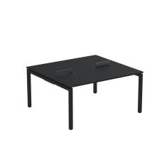 Imagem de Mesa Plataforma Dupla com Pé de Aço para Coworking 150X140/2P PDC15/14/2P Preto