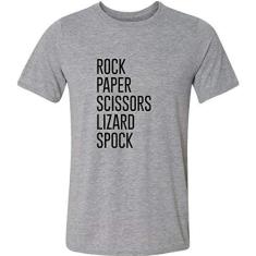 Imagem de Camiseta Rock Paper Scissors Lizard Spock Big Bang Theor