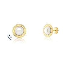 Imagem de Brinco Pérola Cabochon Revestida em Ouro