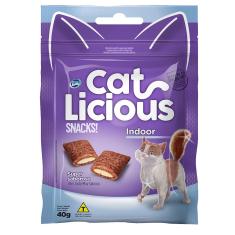 Imagem de Snack Cat Licious Para Gatos Indoor - 40g - 1 Unidade