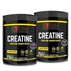 Imagem de 2X Creatina 200G Sem Sabor - Universal Nutrition Original