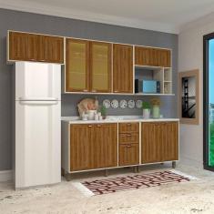 Imagem de Cozinha Completa Modulada com 5 Peças e Tampo Sofia Luciane Móveis