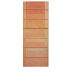 Imagem de Porta De Entrada Maciça Bbb-R - Madeira