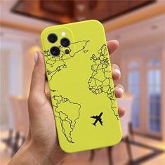 Imagem de Capa de silicone para iPhone 11 12 Pro XS MAX XR 7 8 Plus Cute Candy Matte Soft Cover, YellowMF, C4615, For 11 Pro Max.
