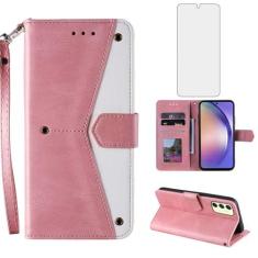 Imagem de Asuwish Capa de celular para Samsung Galaxy A54 5G carteira celular com protetor de tela de vidro temperado cordão flip suporte para cartão de crédito slot suporte A545G A 54 54A 4G G5 SM A546U