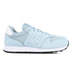 Imagem de TENIS NEW BALANCE 500V2 FEMININO LIGHT CHROME BLUE, Calçados Femininos, AZUL CLARO, 39