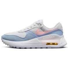 Imagem de Nike Tênis feminino Air Max Systm, Branco/Rosa Bloom-cobalto Bl, 35