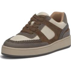 Imagem de Lucky Brand Tênis feminino Halinna, Osso/deserto, 37