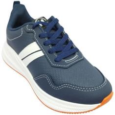 Imagem de Tênis Molekinho Infantil Menino para o Dia a Dia, Marinho, Branco, Men