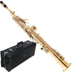 Imagem de Saxofone Soprano Eagle SP502 L Laqueado + Case Luxo