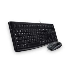 Imagem de Kit Teclado e Mouse Óptico Logitech Usb preto Mk120