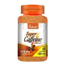 Imagem de Cafeína Super Caffeine Tiaraju 60+10 Comprimidos De 420mg