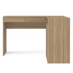 Imagem de Mesa de Canto para Computador Politorno Portugal com 2 Gavetas e 2 Portas 