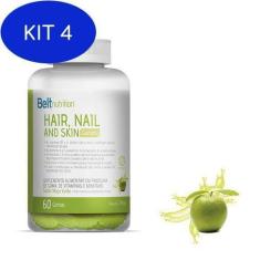 Imagem de Kit 4 Belt Hair Gummy Maça Verde 60 Gomas - Belt Nutrition