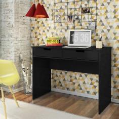 Imagem de Escrivaninha New 1 Porta 2 Gavetas Preto - Olivar Móveis