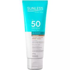 Imagem de Protetor Solar Facial Sunless FPS 50 Com Base 60g - Bronze