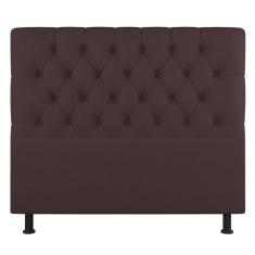 Imagem de Cabeceira Cama Box Casal Queen Size Nice 160cm Suede Marrom - Abmaza