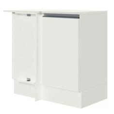 Imagem de Balcão de Canto 100% Mdf com Tampo Branco Smart Madesa