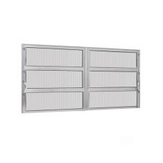 Imagem de Janela Basculante de Alumínio 0,60x1,50 Branco Duplo