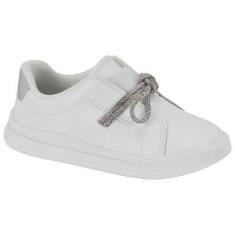 Imagem de Tenis Menina Molekinha Napa Elástico Strass Casual 2575.104-Feminino