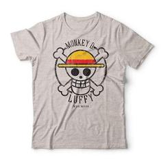 Camiseta de anime One Piece Monkey d. Luffy - modelo 4 em Promoção na  Americanas