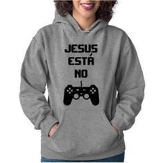 Imagem de Moletom Feminino Jesus está no controle - Foca na Moda