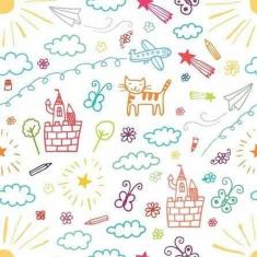 Imagem de Papel De Parede Adesivo Infantil 236699986 Rolo 0,58X3,00M