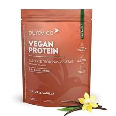Imagem de Vegan Protein Vanilla com Vitaminas e Minerais Puravida 450g