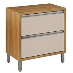 Imagem de Balcão para Cozinha 1 Porta 1 Gaveta Jade Chf Carvalho/off White