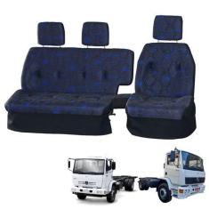 Imagem de Sofá Cama Banco Completo Mercedes 1718 / 1723 Cara Chata Azu - Pampa