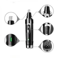 Imagem de Máquina 2 Em 1 Bivolt Remover Pelos Barba Bigode E Nariz - Bellator