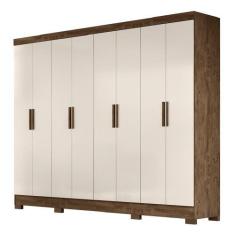 Imagem de Guarda Roupas Casal 8 Portas 4 Gavetas Diplomata Moval Castanho / Baun