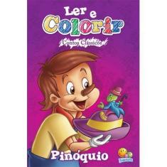 Imagem de Livro - Ler e colorir Contos Clássicos: Pinóquio