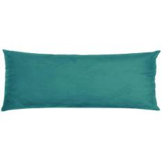 Imagem de Travesseiro De Corpo Body Pillow Veludo 40x130cm Turquesa - FASTLAR