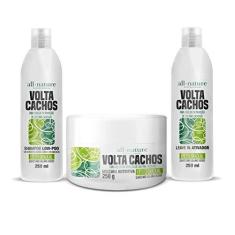 Imagem de Kit Volta Cachos All Nature Cabelos Em Transição
