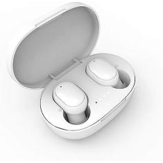 Imagem de Fone de ouvido A6S Pro Bluetooth 5.0 headset tw, intra-auriculares, à prova d'água, estéreo binaural, botão com microfone, sem fio, para corrida e esportes (Branco)