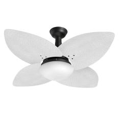 Imagem de Ventilador Teto Jet Aspen Venti-Delta Preto Rattan Branca